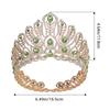 Adult Princess Crown with Rhinestone Simple Style Dazzling Rhinestones Ornaments for Masquerade Ball Banquet Cosplay