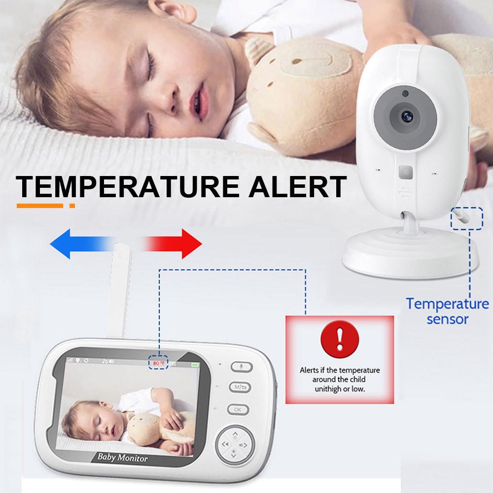 3.5 Inch Baby Monitor Wireless 2 Way Audio Talk LCD Electronic Babysitter Night Vision Video Nanny Radio Baby Camera