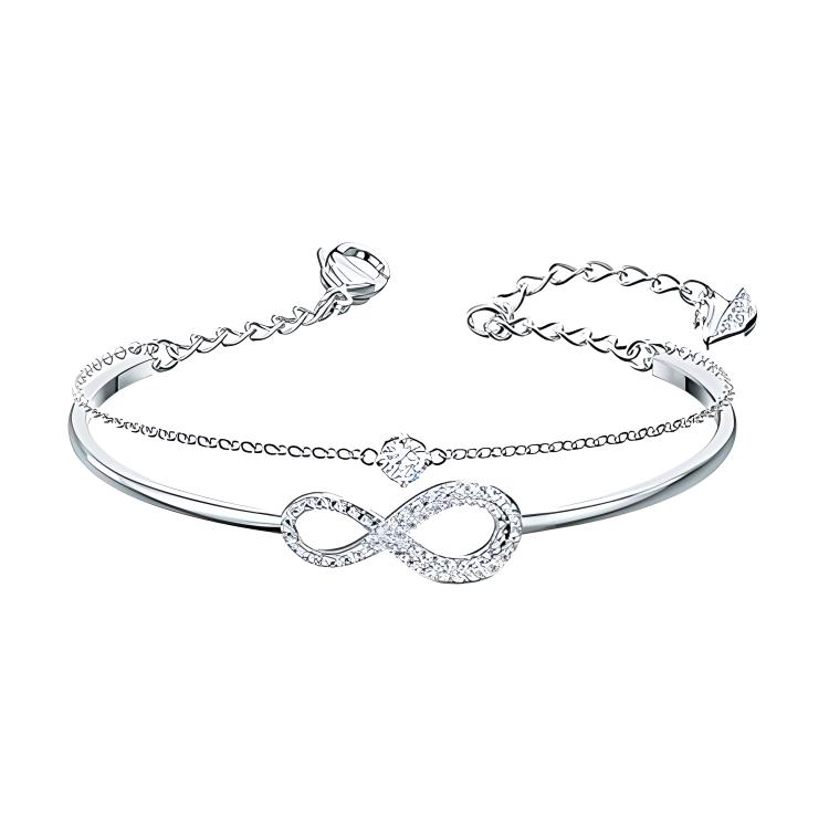 Swarovski Alloy Bangles Womens White