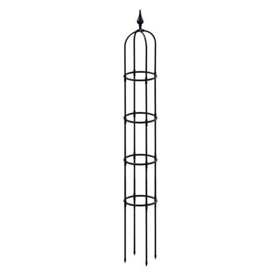 Plant Obelisk Trellis Climbing Plants Garden Tower Trellis Outdoor Rose Bush Support Rustproof Metal Trellis for Potted Plant Clematis Vine Jasmine
