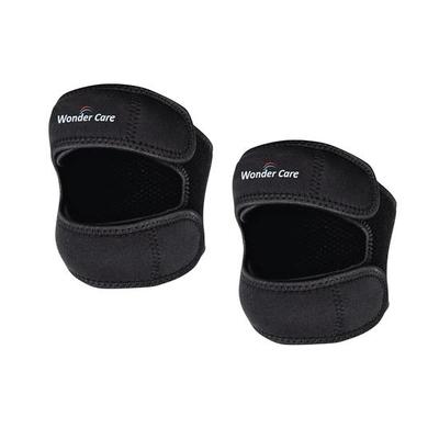 Wonder Care Neoprene Knee Brace with Silicon Gel Pads, Patella Knee Strap for Workout & Sports,Adjustabale Patella Support for Men Women (2, Black)
