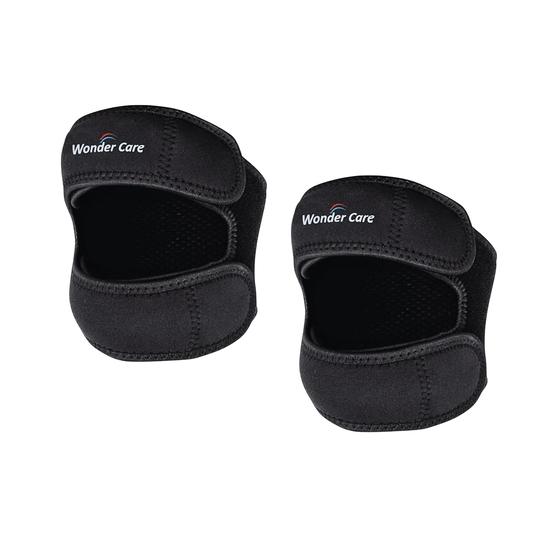 

Wonder Care Неопреновый наколенник с силиконовыми гелевыми подушечками, Пателлярный наколенник для тренировок и спорта, Регулируемая пателлярная поддержка для мужчин и женщин (2, Черный)