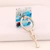 Creative Square Ring Buckle Phone Holder with Metal Adhesive - Women's Vertical Screen Design