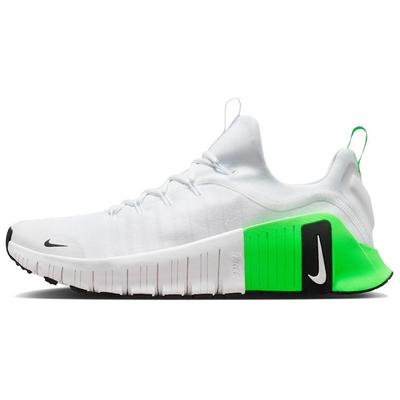 Free Metcon 6 White Green Strike Men Sneakers Black FJ7127-107