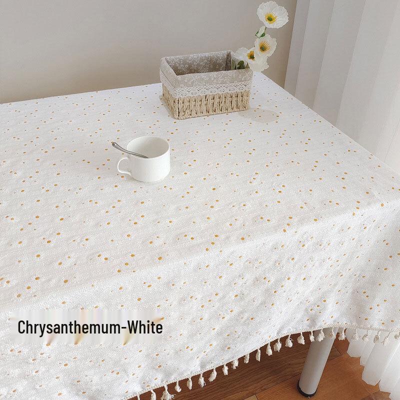 Japanese Style Rectangular Dustproof Tablecloth