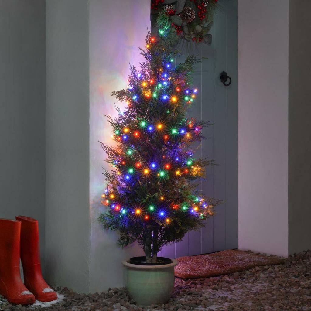 LED-Lampen 500l, warmweiß, Weihnachtsbaum, Feiertag, Innenbereich, Außenbereich, 3+25m