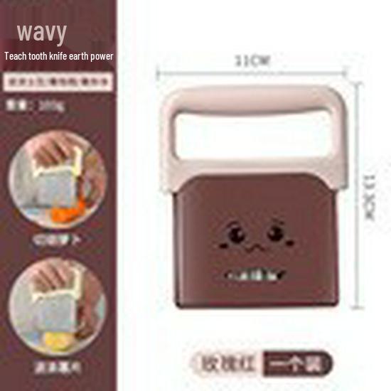 

Мультяшный Волк Зуб Картофелерезка: Многофункциональный нож для нарезки волнами с рифленым лезвием для домашней кухни