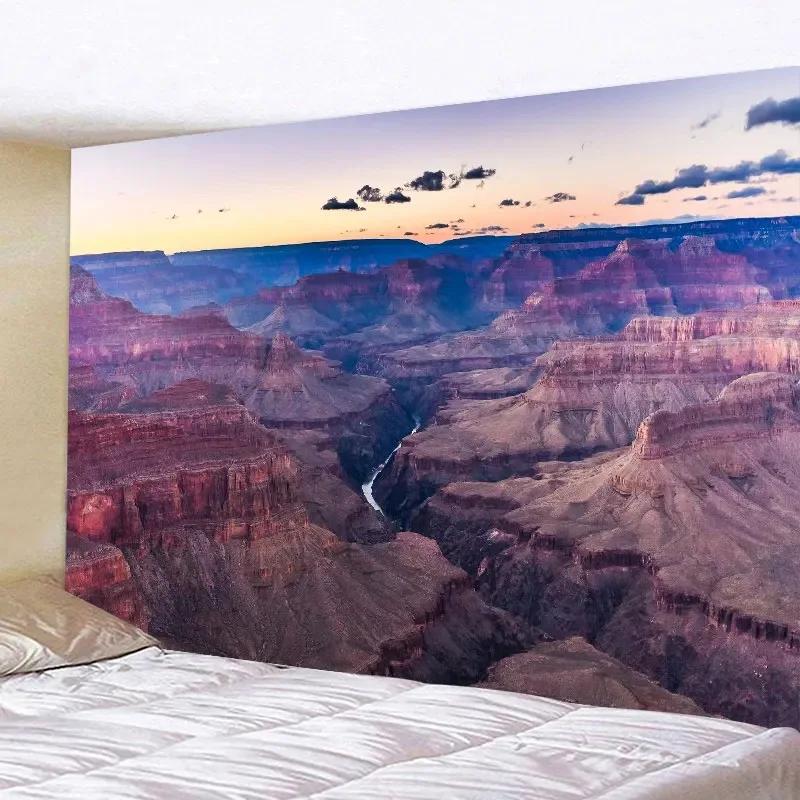 Home Wall Decoration Tapestry Natural Landscape Garden Background Office Living Room Tapestry