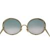 Chloe CH0037SA Round shape metal HANAH sunglasses gold metal Used