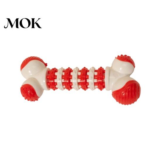 Dog Toys for Molar Chewing Indestructible Chew Interactive Puppy Teeth Bone Toy Cleaning Boredom Relief Soft Touch Gear Pet Aggressive Chewers