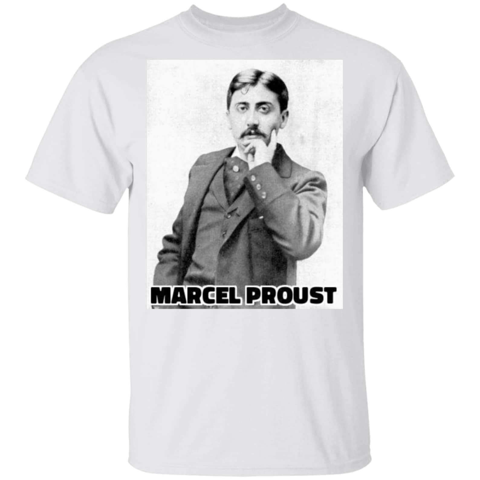 Marcel Proust French Writer Shirt Author T shirt G500 5.3 oz. T shirt L