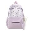 Schoolbag Korean version ins Cartoon Hello Kitty Backpack Women's Large Capacity Cute Doodle Student School Bag Sweet Versatile Backpack