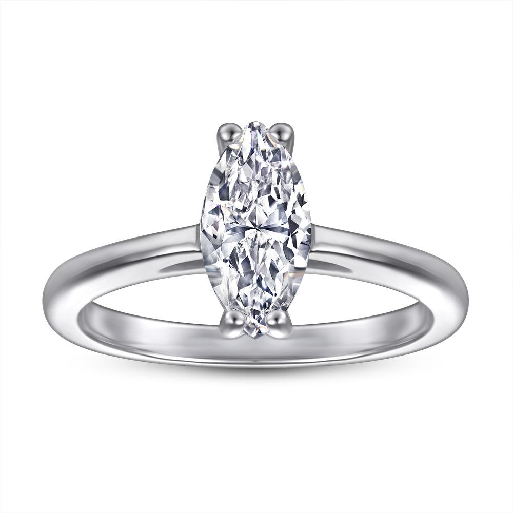Zirkónový prsteň Lindon Classic 925 Sterling Silver Dámske šperky Svadobný darček na párty