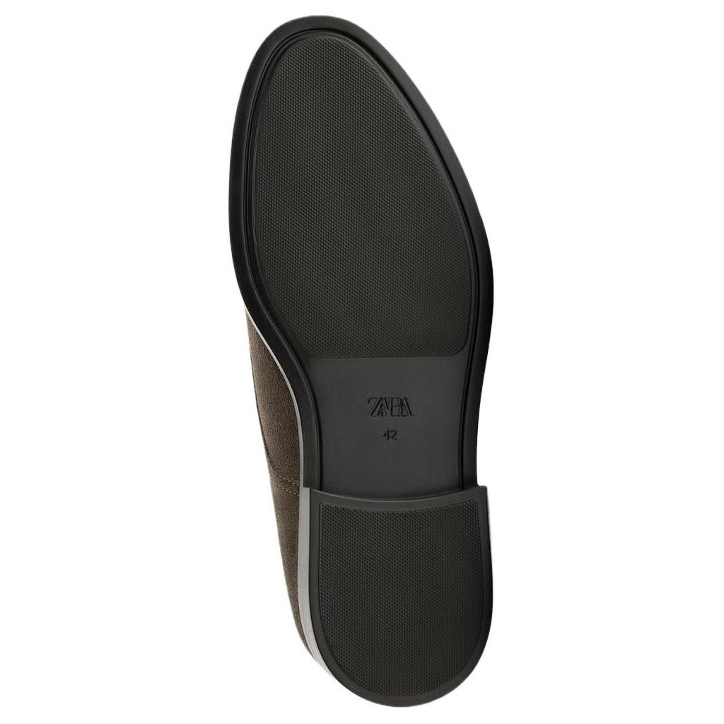 Zara Fashion Lace-Up Casual Shoes Men Sneakers Brown 2402620700