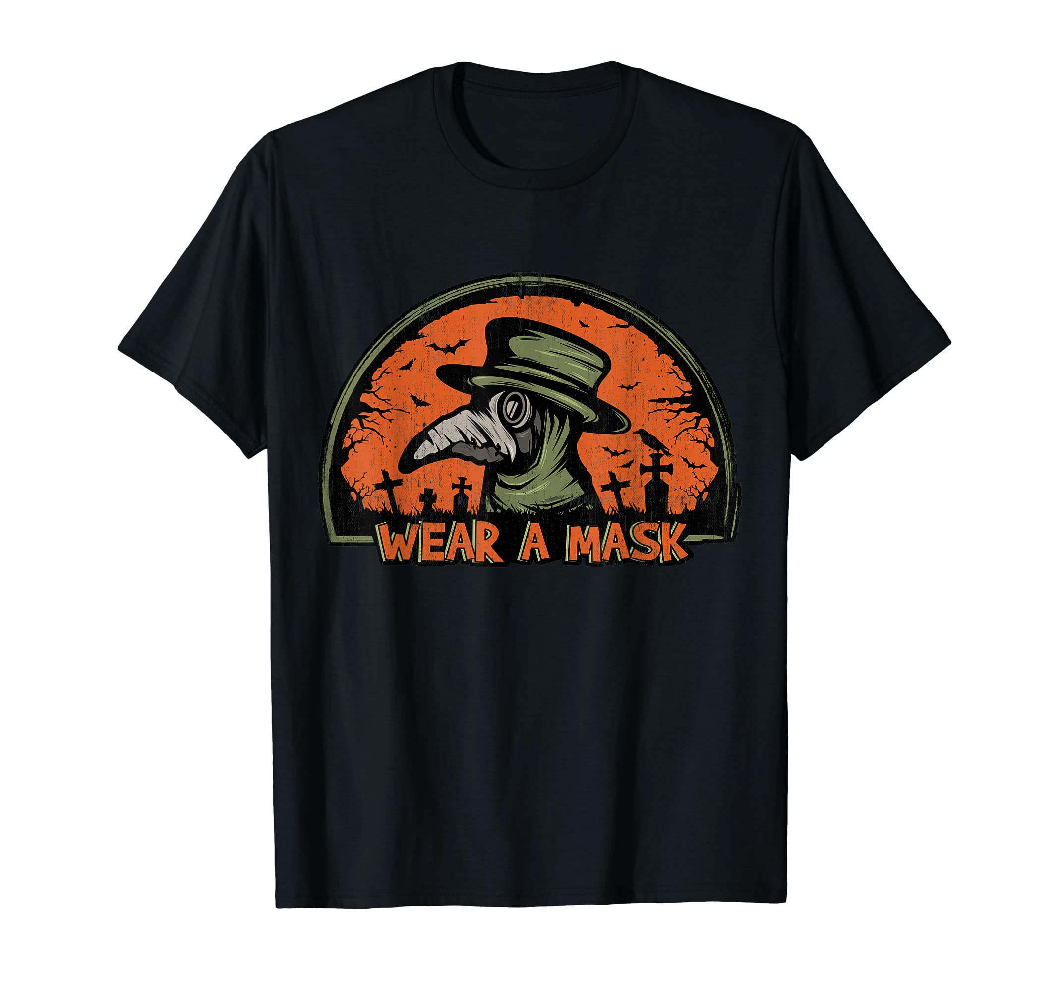 Wear A Mask Funny Pandemic Quarantine Plague Doctor T-Shirt