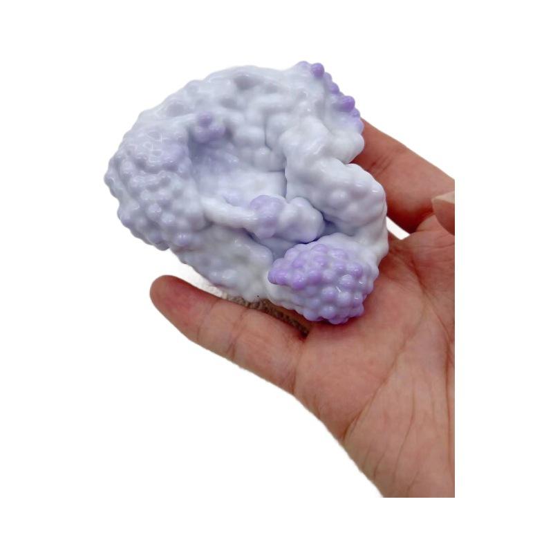 Simulated Ice Skin Handmade Ball Pinching Toy Sticky Suction Finger Stress Relieving Ball for Adults Children To Relieve Anxiety