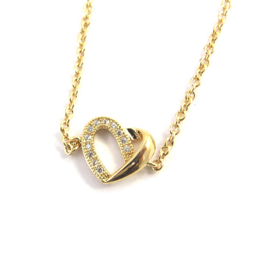 Les Trésors De Lily [M6235] - Gold Plated Bracelet 'Love' White Gold - 10x10 Mm