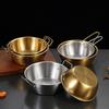 with Lid Rice Wine Bowl Stainless Steel Snack Bowl Tableware Salad Bowl  Household