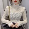 Blouses for Women Autumn Winter Lace Elegant Indoor Wear Women's Shirts Long Sleeve Tops Fine Clothes