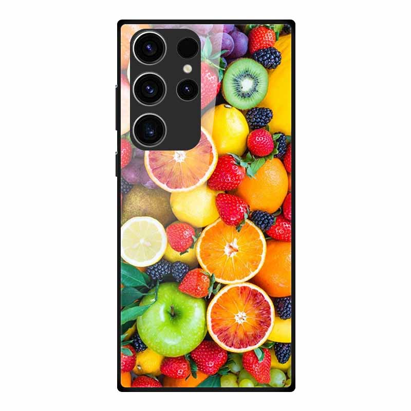 Phone Case For Samsung S23 Ultra Back Cover Case Tempered Glass Soft Funda For Samsung Galaxy S23 Plus Case S 23 + Ultra Coque