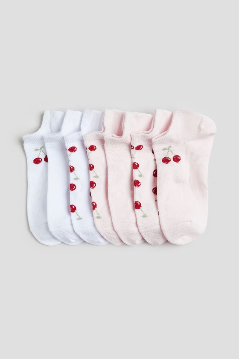 

Комплект из 7 пар носков HM светло-розовой вишни