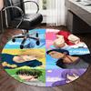Personalized Kuroko's Basketball Round Chair Office Rug - Perfect for Mat, Office Chair & More - Ideal Gift for Birthdays and Holidays