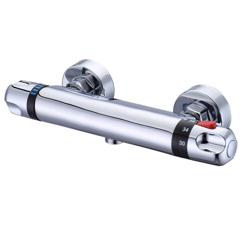 Smart Solar-Powered Temperature Control Shower Mixer Valve