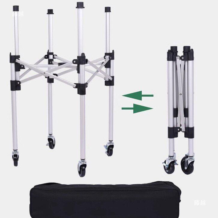 Tennis Coach Portable Folding Ball Cart & Picker Basket