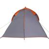 Tunnel Tent with Grey and Orange Roof 510 x 240 x 156 cm Taffeta