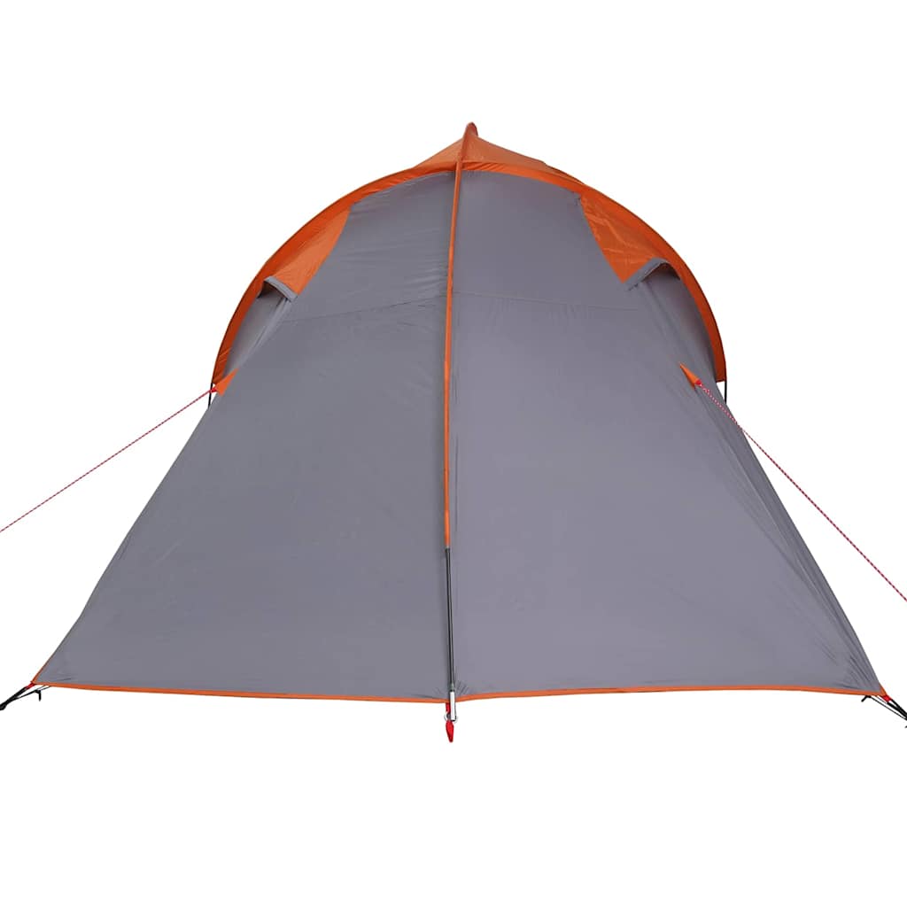 Tunnel Tent with Grey and Orange Roof 510 x 240 x 156 cm Taffeta