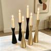 European Wrought Iron Slim Candlestick Set - Nordic Home Ornament.