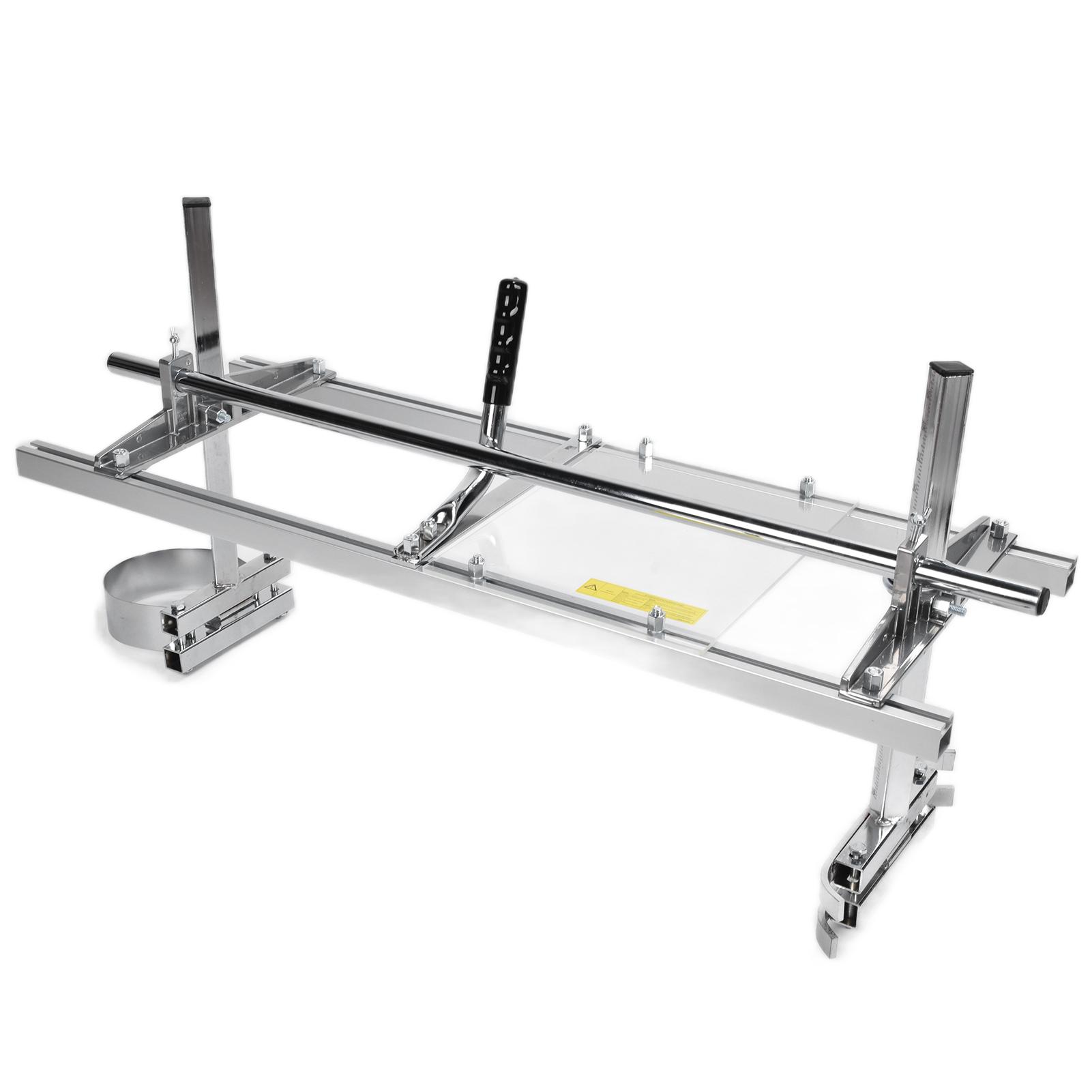 

Бензопила, 36-дюймовая портативная рельсовая направляющая, металлическая пилорама, фрезерный стержень, лесопилка