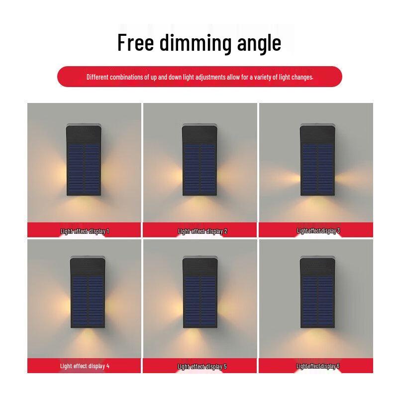 Adjustable Solar Garden Ambiance Wall Light