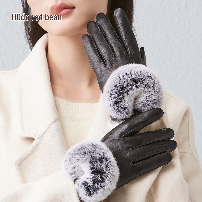 Hodo Women's Sheepskin Touchscreen Gloves