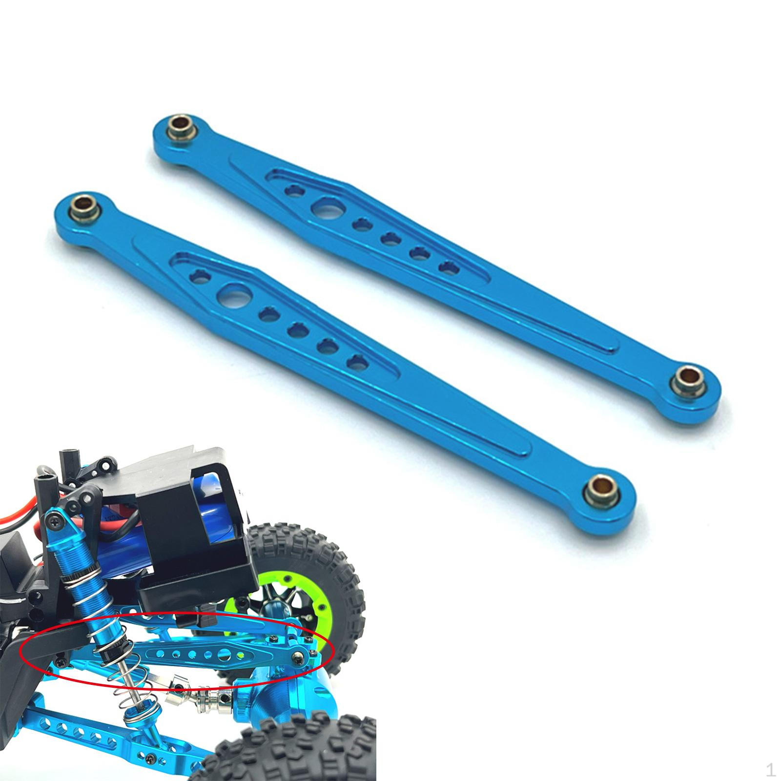

2 шт. RC Задня тяга Фіксована тяга Заміни DIY Підвіска blue