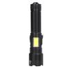 LED Flashlight USB Charging High Light IPX4 Waterproof Zoomable Handheld Flash Light for Emergency
