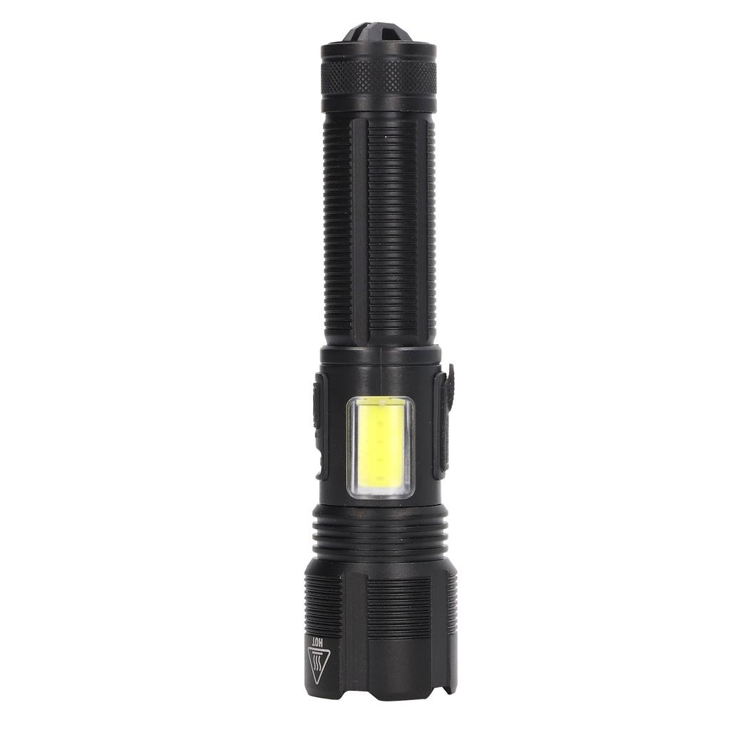 LED Taschenlampe USB Aufladung Hohes Licht IPX4 Wasserdicht Zoombar Handheld Taschenlampe für Notfälle