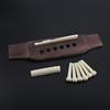 Guitar Wood Acces Rosewood Acoustic Guitar Bridge, Nut,Saddle,End Pin,Pins.
