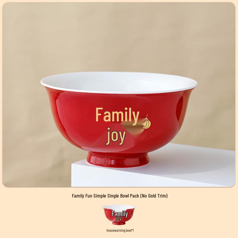 

Joyful Family Cartoon Soup Bowl