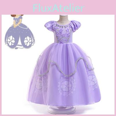 Costum Adorabil de Prințesă Sofia pentru Fete Perfect Pentru Fiecare Sărbătoare