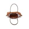 Longchamp Le Pliage 28 Classic Torba z płótna i skóry z długimi rączkami Damskie torby tote Brandy 2605089504