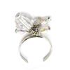 Les Trésors De Lily [K0989] - Bague de pied 'Scarlett' blanc boréal