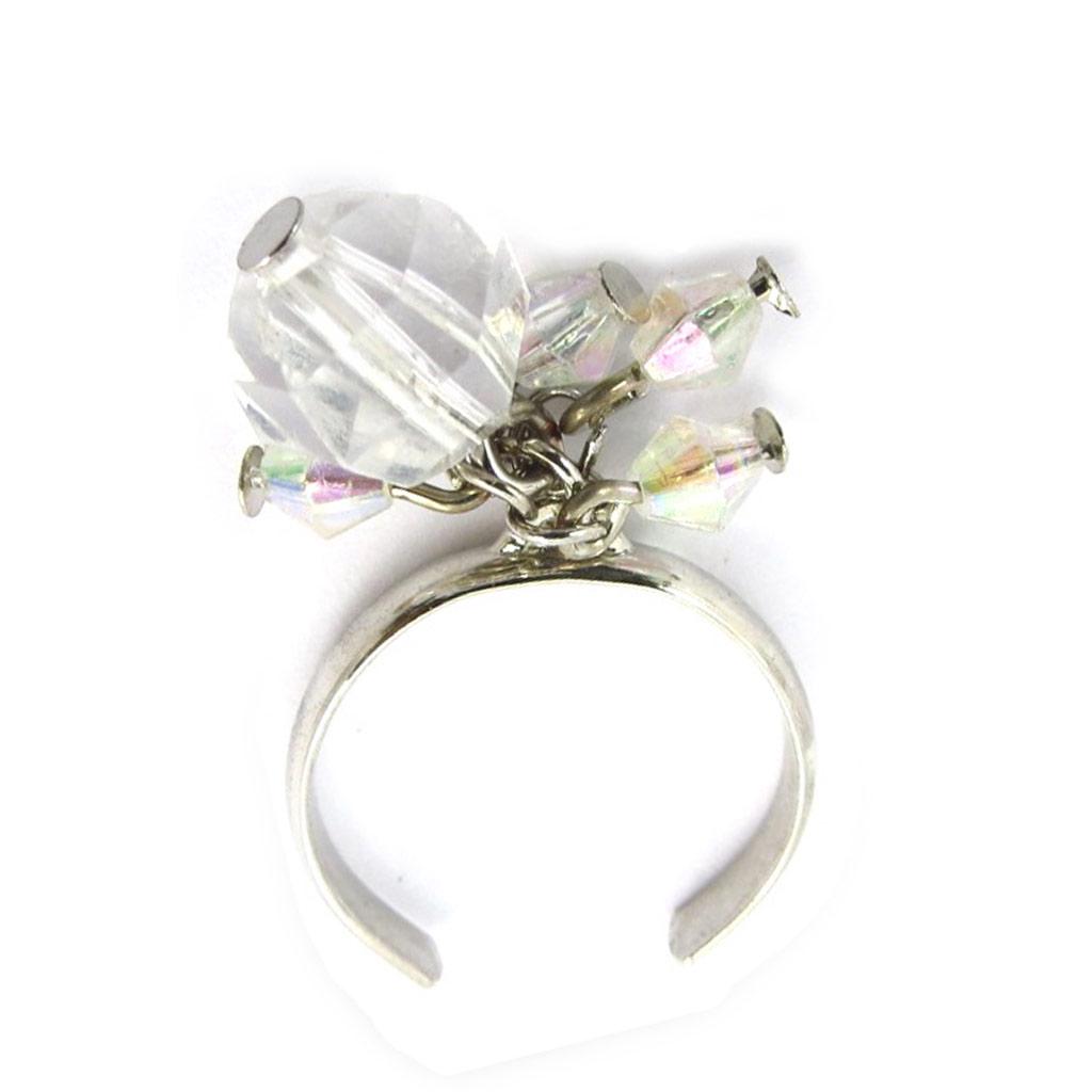Les Trésors De Lily [K0989] - Bague de pied 'Scarlett' blanc boréal