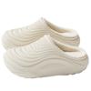 **Unisex EVA Waterproof Cotton Slippers Closed Toe Fleece Lined Soft Anti Slip Warm Home**
