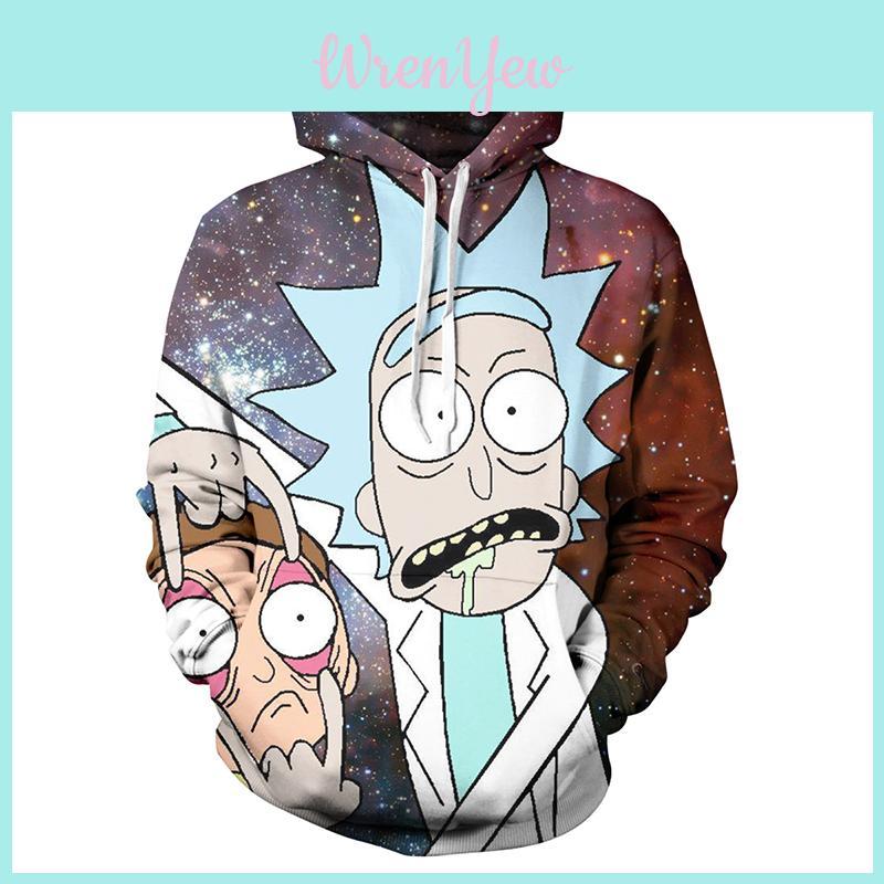 Cartoon And Rick Morty 3d Print Casual Hoodies Women Men Sweatshirt New Pullover