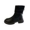 Short Women's Shoes Slim Socks Boots Thick-soled Martin Boots Women's New Autumn Versatile Small Ankle Boots