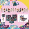 12pcs Kawaii Hunter Girl Group Blind Box Set Collectible Figures Rumi Mira Zoey Jinu Plush Bag Toys 2-4.5 Inch for Party Festa
