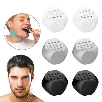 6Pcs Jaw Exerciser Silicone Jawline Shaper Food Grade No Odor Portable Face Powerful Jawline Trainer Facial Exerciser