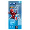 Oral-B Pro Kids 3+ Electric Toothbrush For Kids, Spiderman