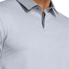 Under Armour Tour Tips Polo à Manches Courtes Piqué de Golf Rayé Homme Polos Acier 1383422-035